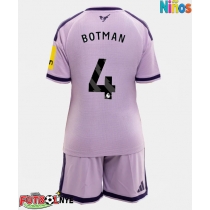 Camiseta Newcastle United Sven Botman #4 Tercera Equipación para niños 2026-27 manga corta (+ pantalones cortos)